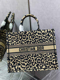 Dior M1286 Large Book Tote Beige Multicolor Mizza Embroidery