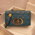 Dior M9241 Small Caro Bag Calfskin blue - Default Title - View 1