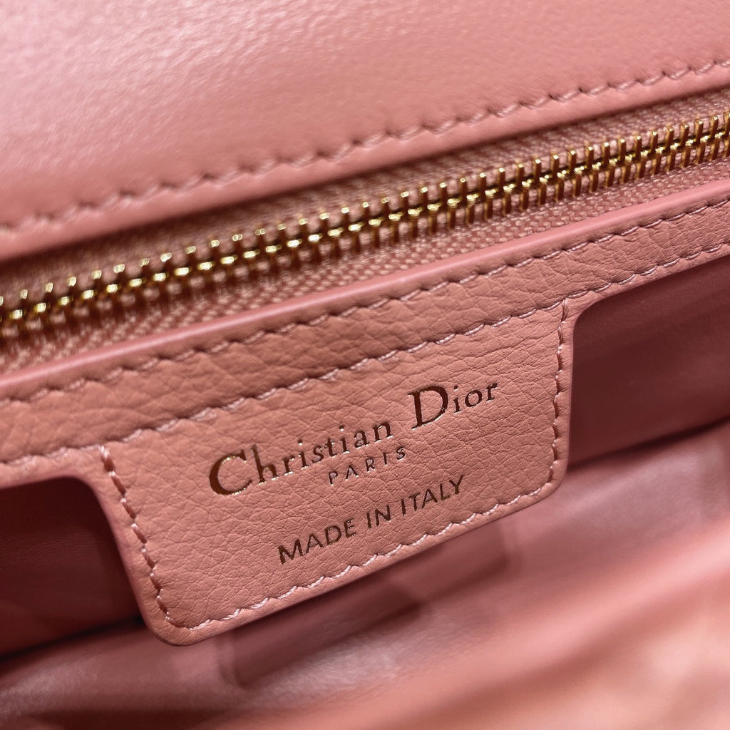 Dior M9241 Small Caro Bag Calfskin Pink - Default Title - View 9