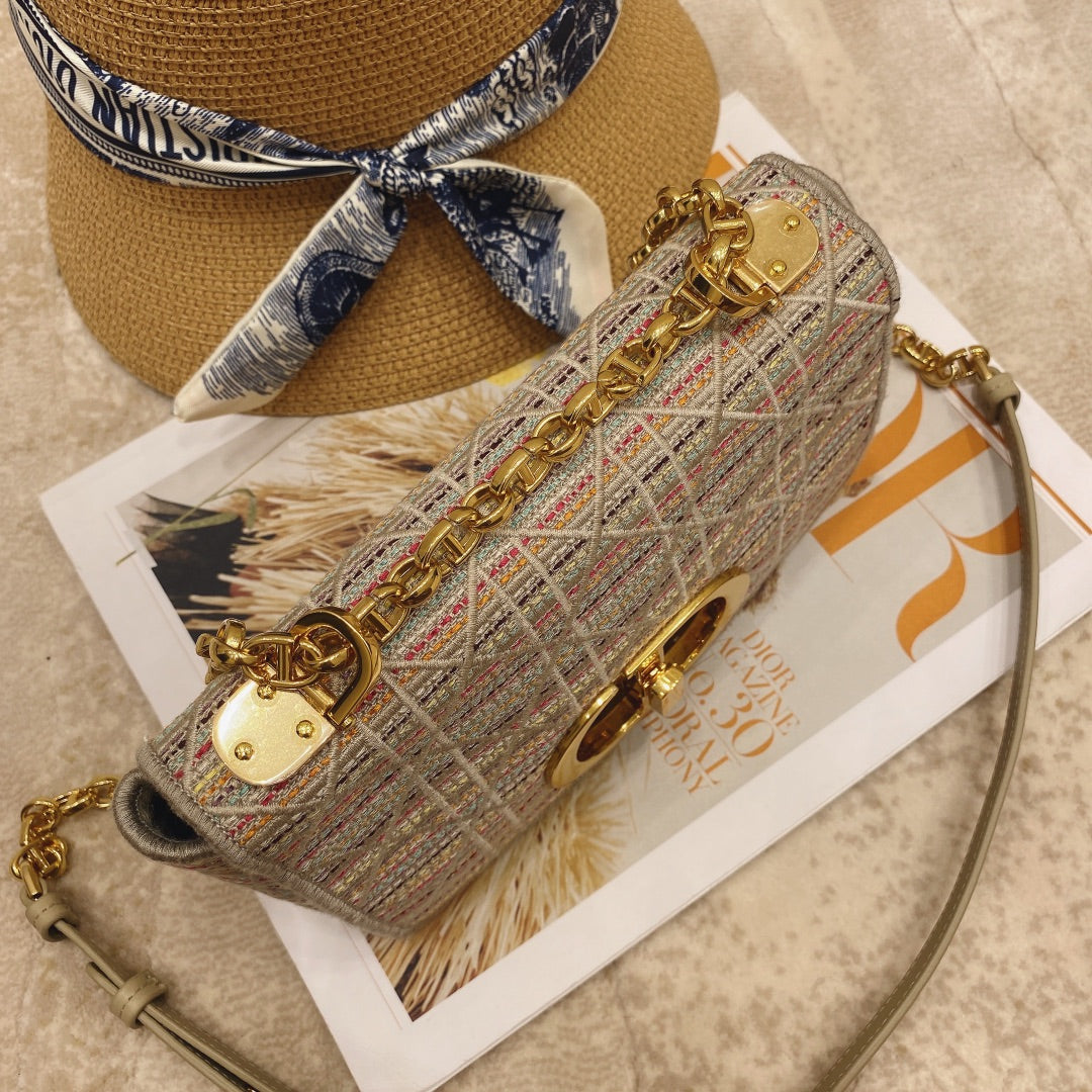 Dior M9241 Small Caro Shoulder Bag Calfskin Beige - Default Title - View 5