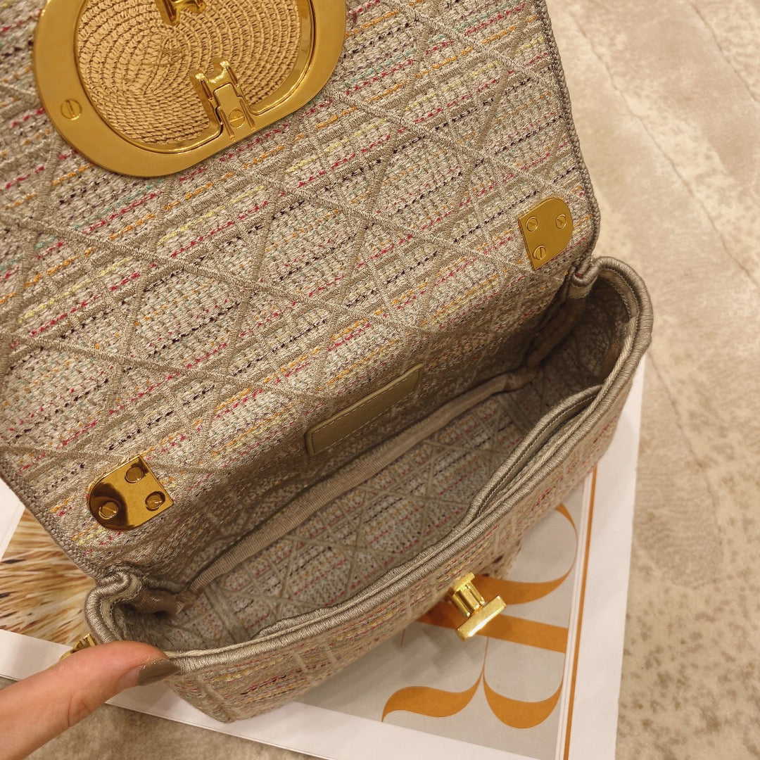 Dior M9241 Small Caro Shoulder Bag Calfskin Beige - Default Title - View 6