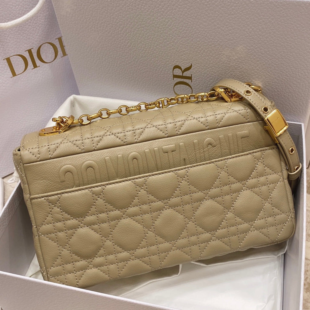 Dior M9242 Medium Caro Bag Calfskin Apricot - Default Title - View 3
