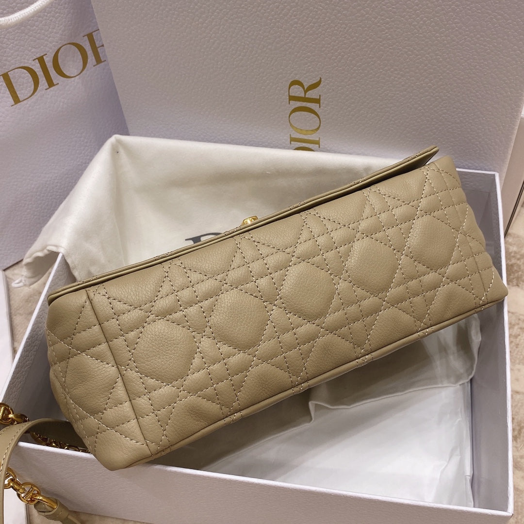 Dior M9242 Medium Caro Bag Calfskin Apricot - Default Title - View 5