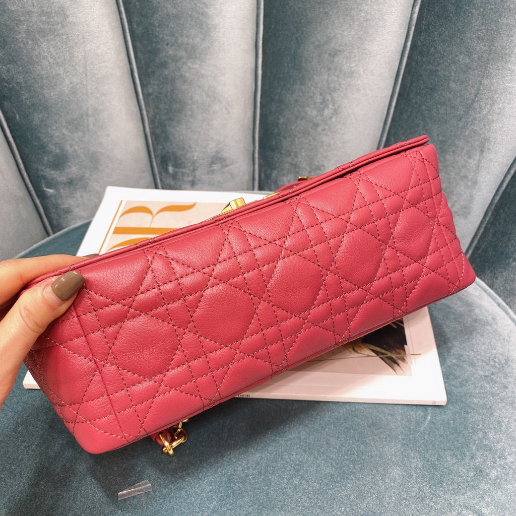 Dior M9242 Medium Caro Bag Calfskin Red - Default Title - View 6