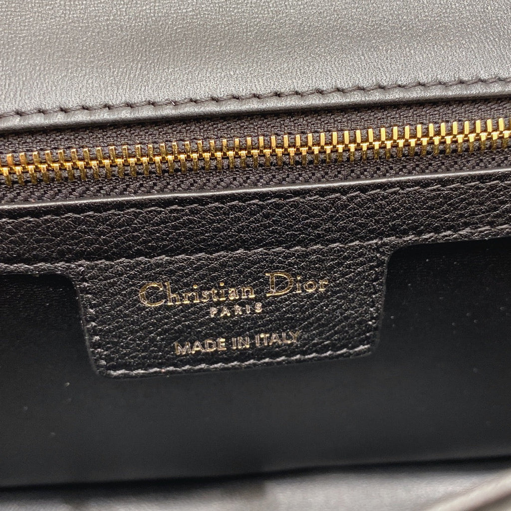 Dior M9242 Medium Caro Bag Calfskin Black - Default Title - View 9