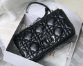 Dior Large Quilted Macrocannage M9243 Calfskin Black - Default Title - View 1