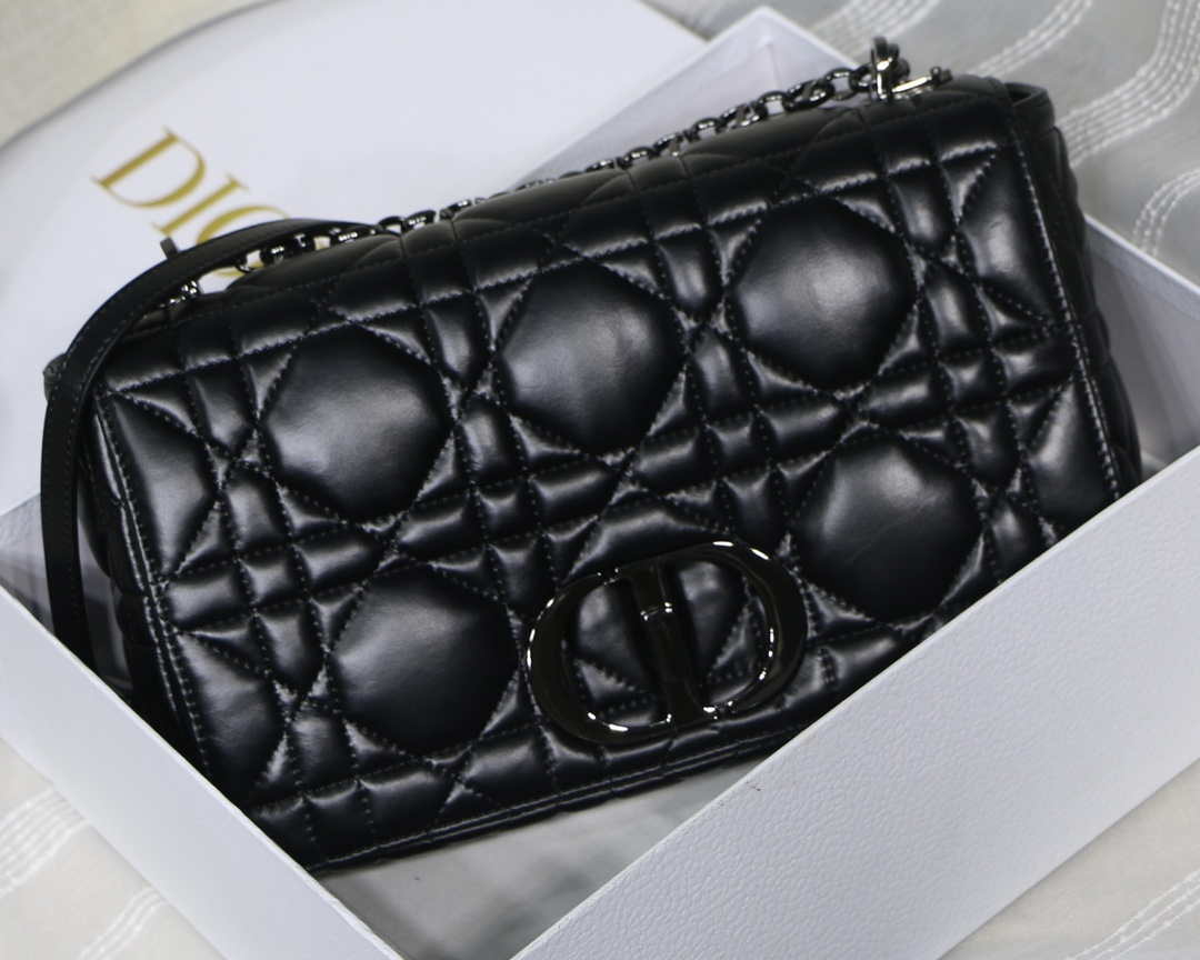 Dior Large Quilted Macrocannage M9243 Calfskin Black - Default Title - View 2