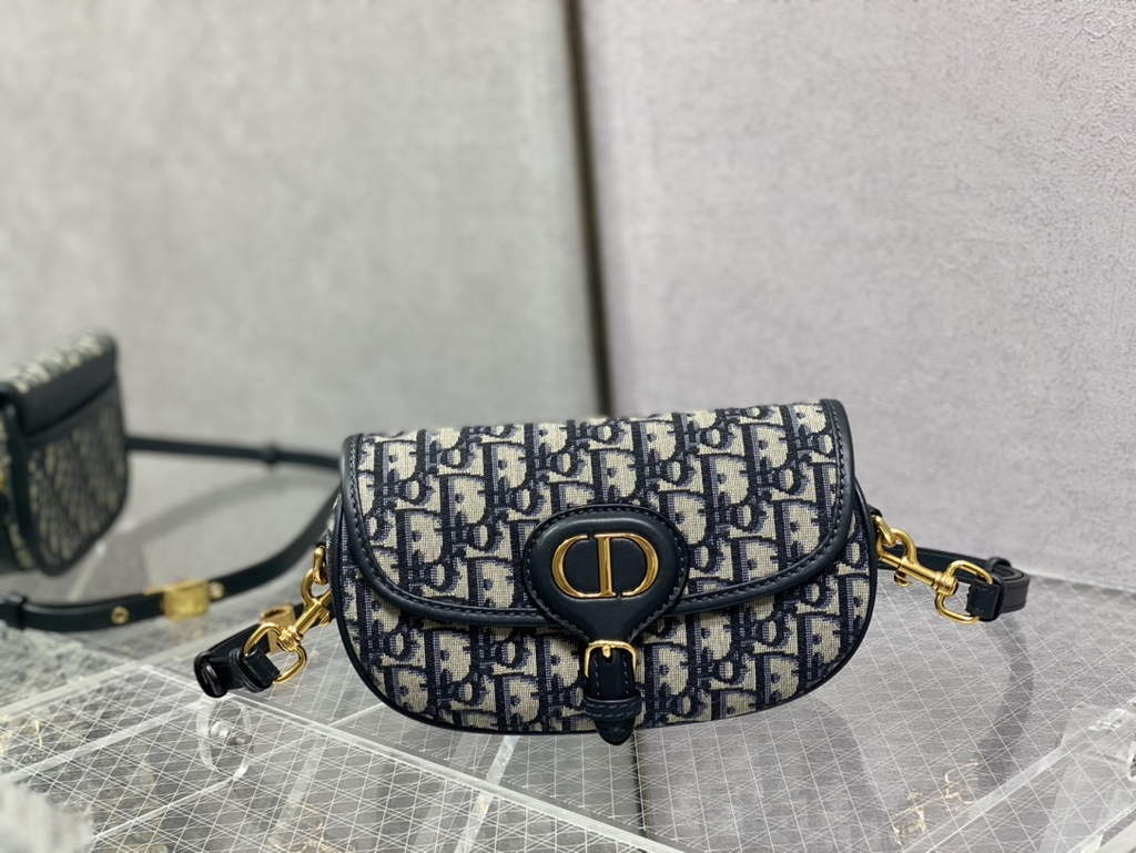 Dior M9327 Bobby East-West Bag Blue Dior Oblique Jacquard - Default Title - View 1