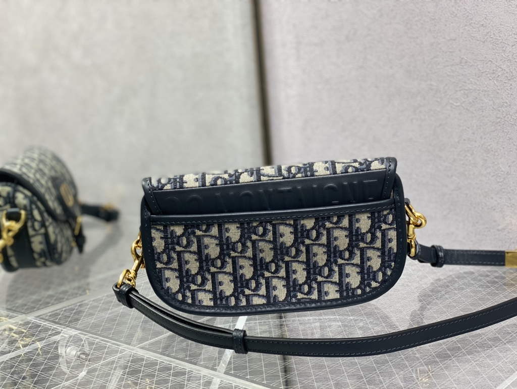 Dior M9327 Bobby East-West Bag Blue Dior Oblique Jacquard - Default Title - View 5
