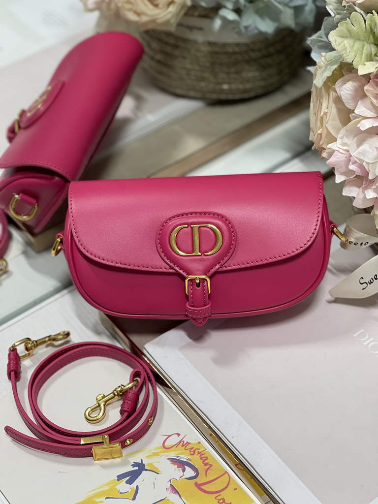 Dior M9327 Bobby East-West Bag Plum Box Calfskin