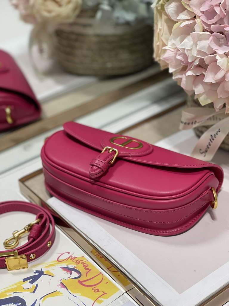 Dior M9327 Bobby East-West Bag Plum Box Calfskin