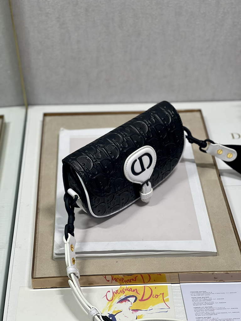 Dior M9327 Bobby East-West Bag Box Black Calfskin - Default Title - View 4