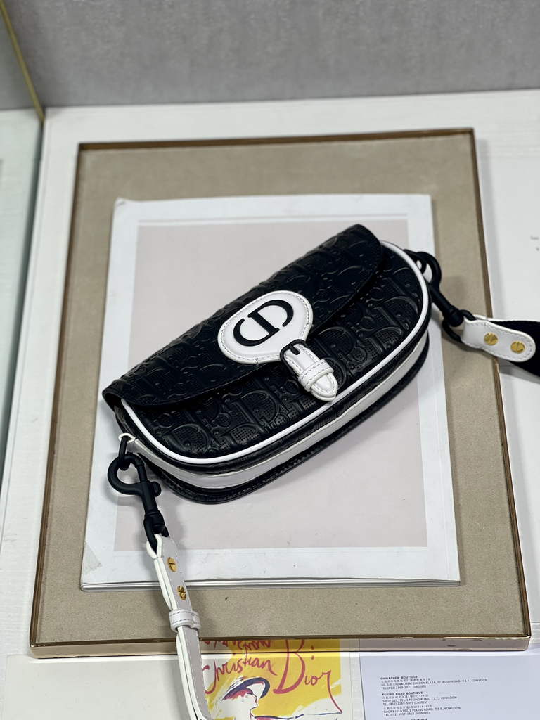 Dior M9327 Bobby East-West Bag Box Black Calfskin