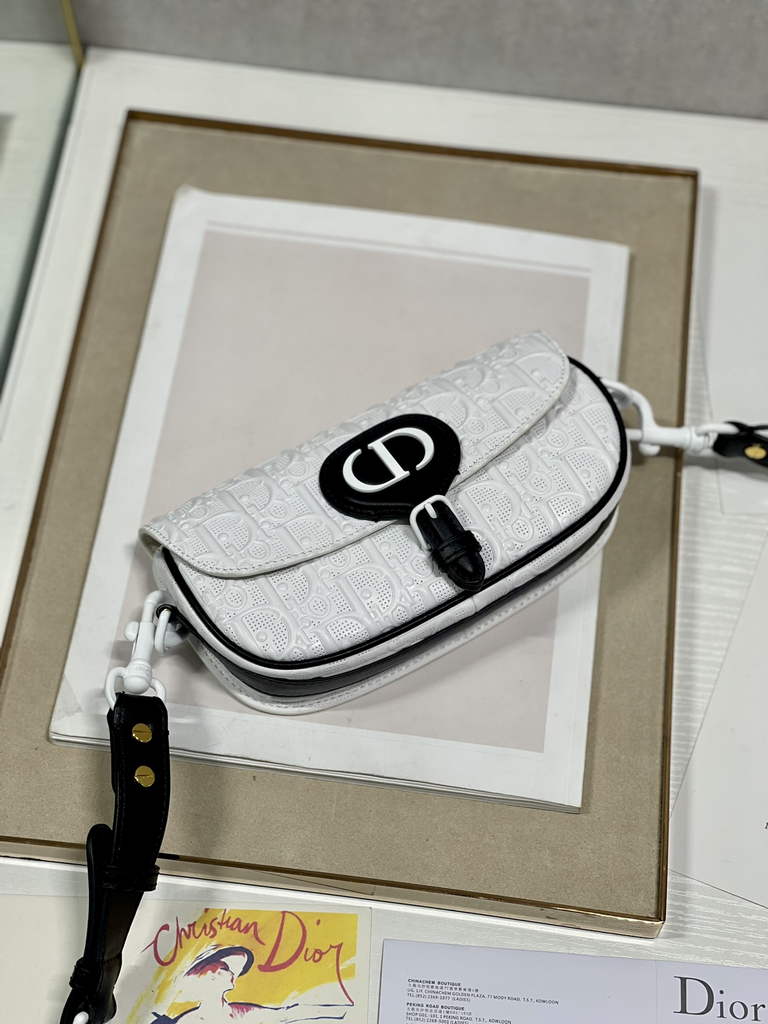 Dior M9327 Bobby East-West Bag Box White Calfskin