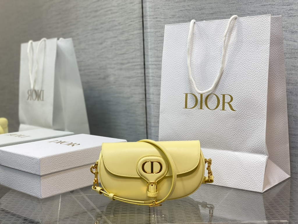 Dior M9327 Bobby East-West Bag Yellow Box Calfskin