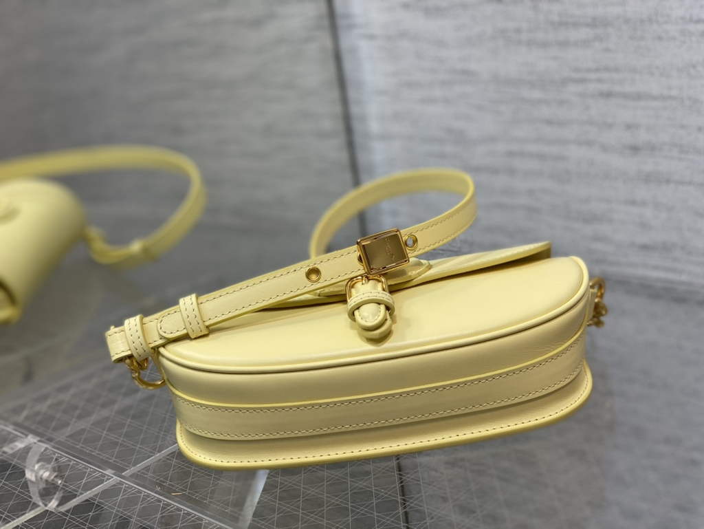 Dior M9327 Bobby East-West Bag Yellow Box Calfskin