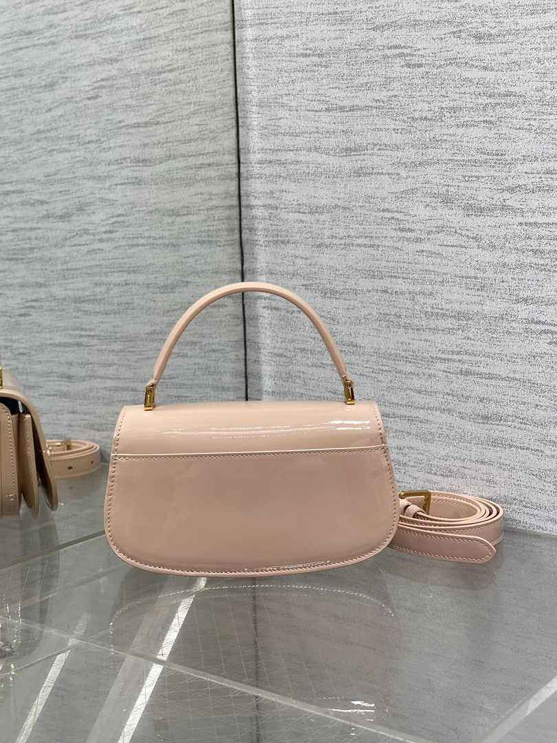 Dior Small 30 Montaigne Avenue Top Handle Bag M9370 Pink Patent Calfskin - Default Title - View 4