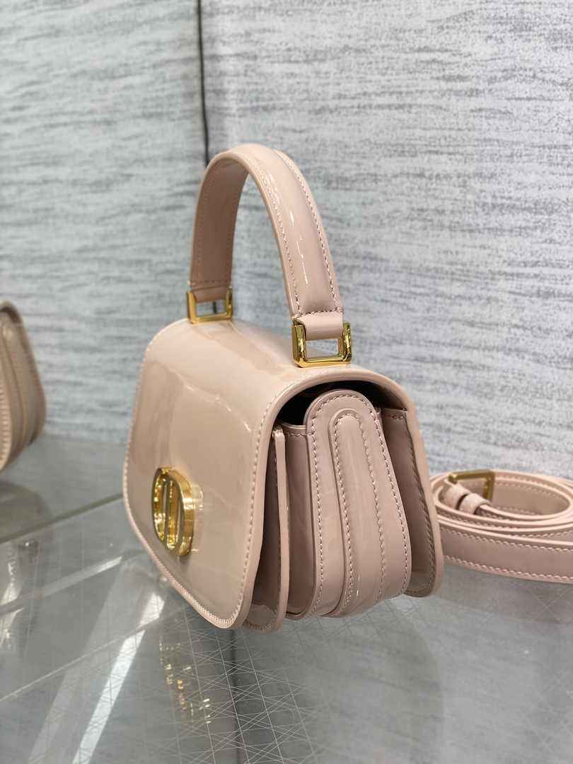 Dior Small 30 Montaigne Avenue Top Handle Bag M9370 Pink Patent Calfskin - Default Title - View 5
