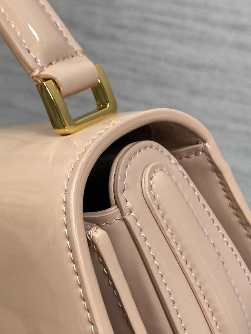 Dior Small 30 Montaigne Avenue Top Handle Bag M9370 Pink Patent Calfskin - Default Title - View 6