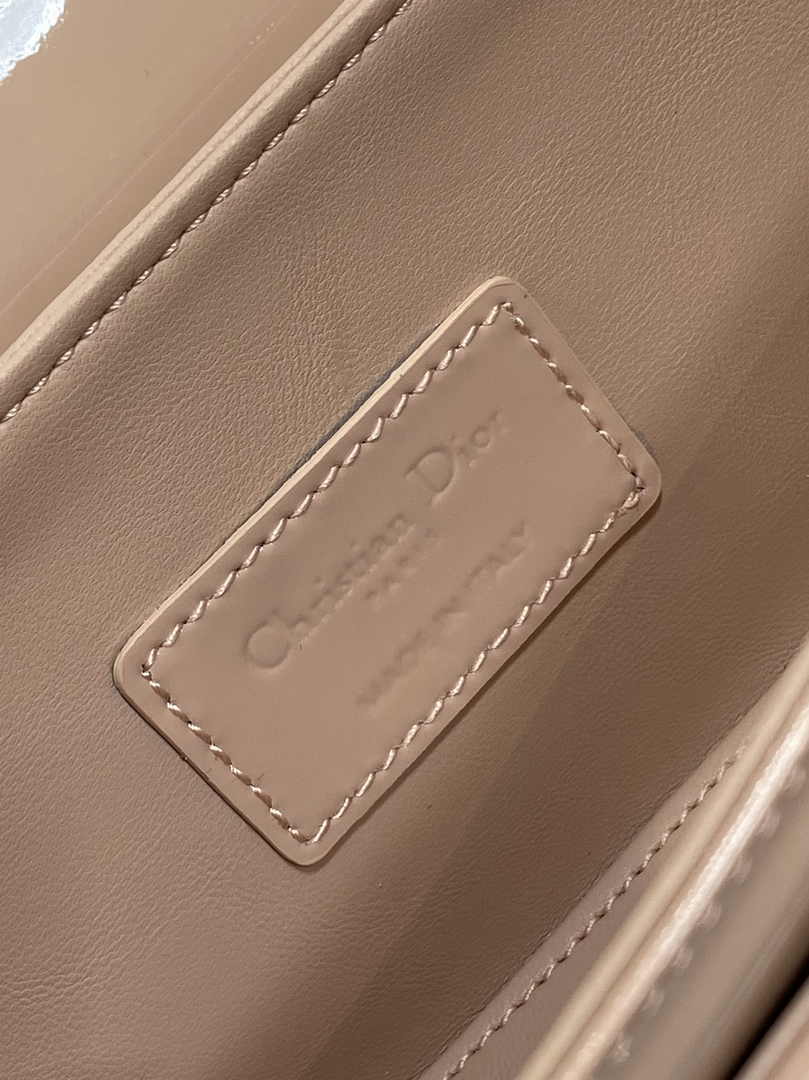 Dior Small 30 Montaigne Avenue Top Handle Bag M9370 Pink Patent Calfskin - Default Title - View 10