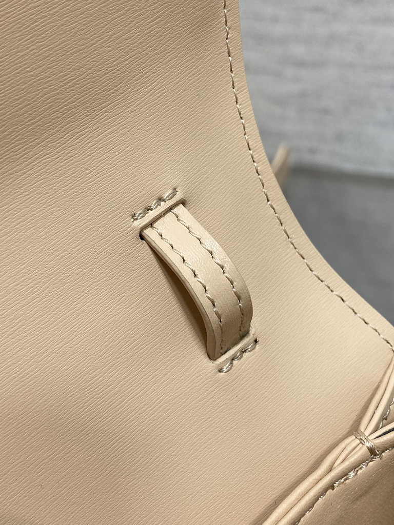 Dior Medium 30 Montaigne Avenue Top Handle Bag M9371 Powder Beige Ribbed Calfskin - Default Title - View 10
