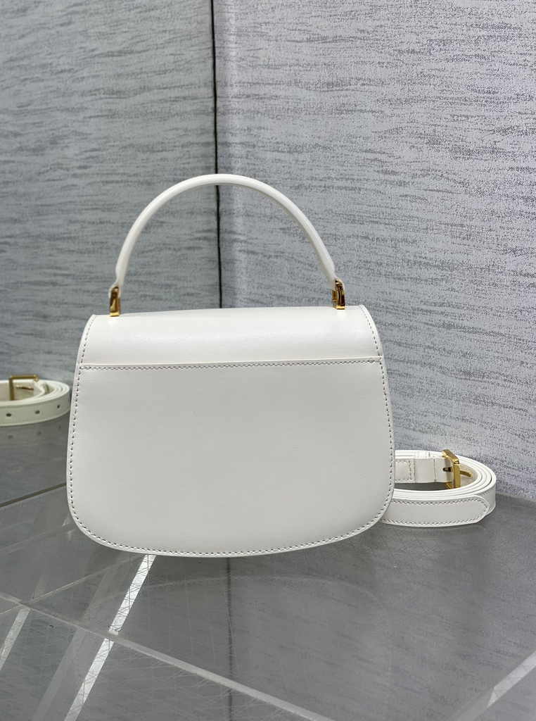 Dior Medium 30 Montaigne Avenue Top Handle Bag M9371 Latte Ribbed Calfskin - Default Title - View 3