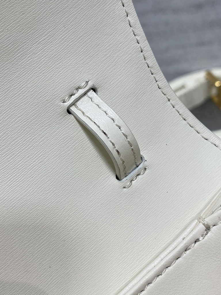 Dior Medium 30 Montaigne Avenue Top Handle Bag M9371 Latte Ribbed Calfskin - Default Title - View 10