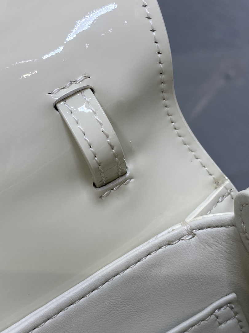 Dior Medium 30 Montaigne Avenue Top Handle Bag M9371 Beige Patent Calfskin - Default Title - View 9