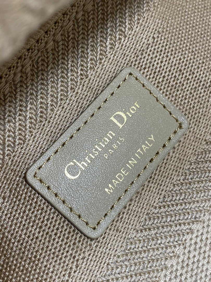 Dior Medium Lady D-Lite Bag M0565 Apricot Embroidery - Default Title - View 7