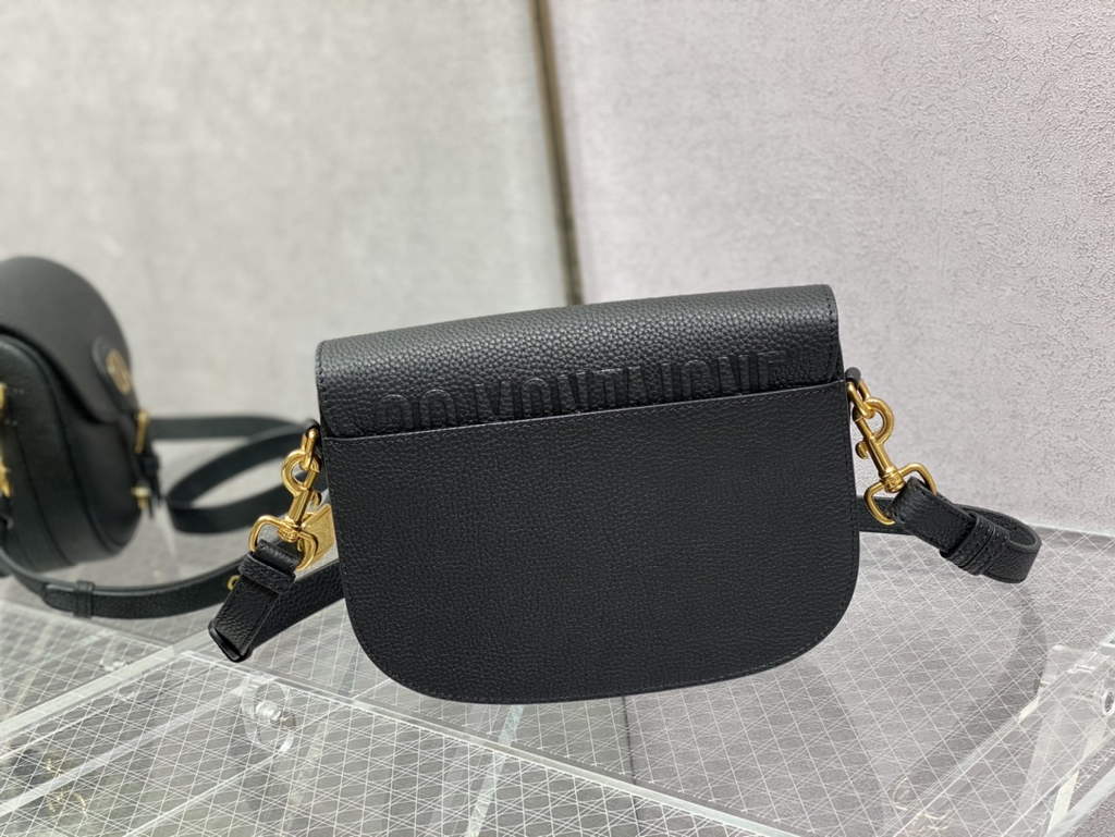 Dior Medium Bobby Bag M9319 Black Grained Calfskin - Default Title - View 4