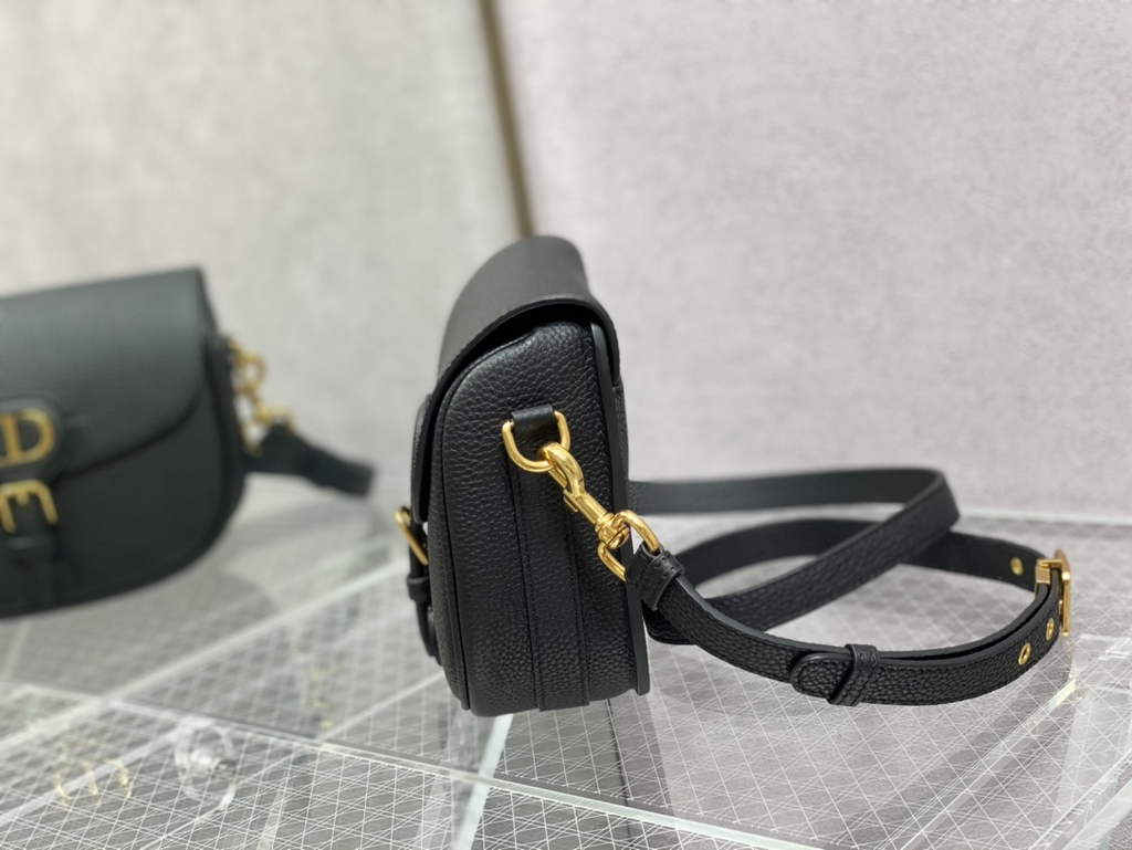 Dior Medium Bobby Bag M9319 Black Grained Calfskin - Default Title - View 5