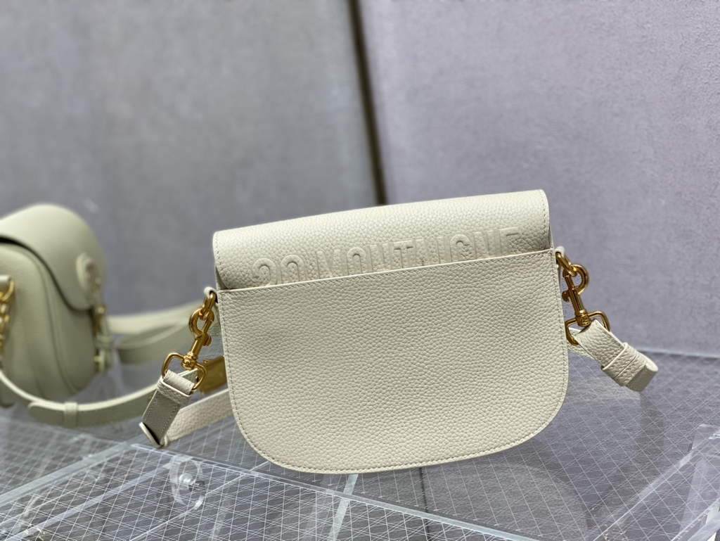 Dior Medium Bobby Bag M9319 Beige Grained Calfskin - Default Title - View 4