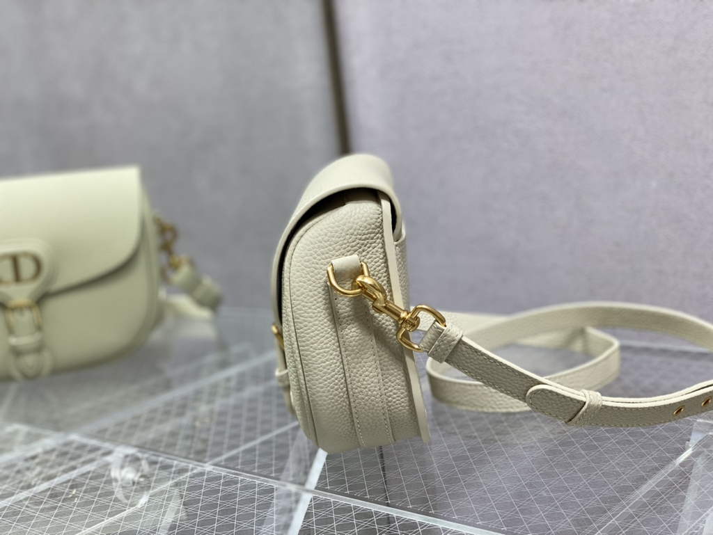 Dior Medium Bobby Bag M9319 Beige Grained Calfskin - Default Title - View 5