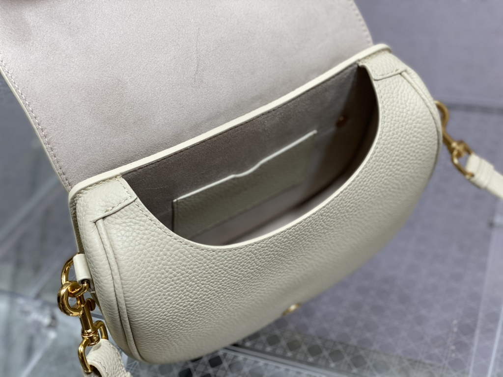 Dior Medium Bobby Bag M9319 Beige Grained Calfskin - Default Title - View 8