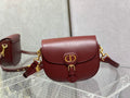 Dior Medium Bobby Bag M9319 Wine Red Box Calfskin - Default Title - View 1