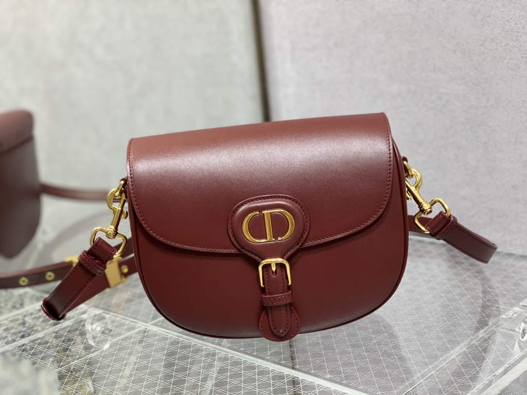 Dior Medium Bobby Bag M9319 Wine Red Box Calfskin - Default Title - View 2