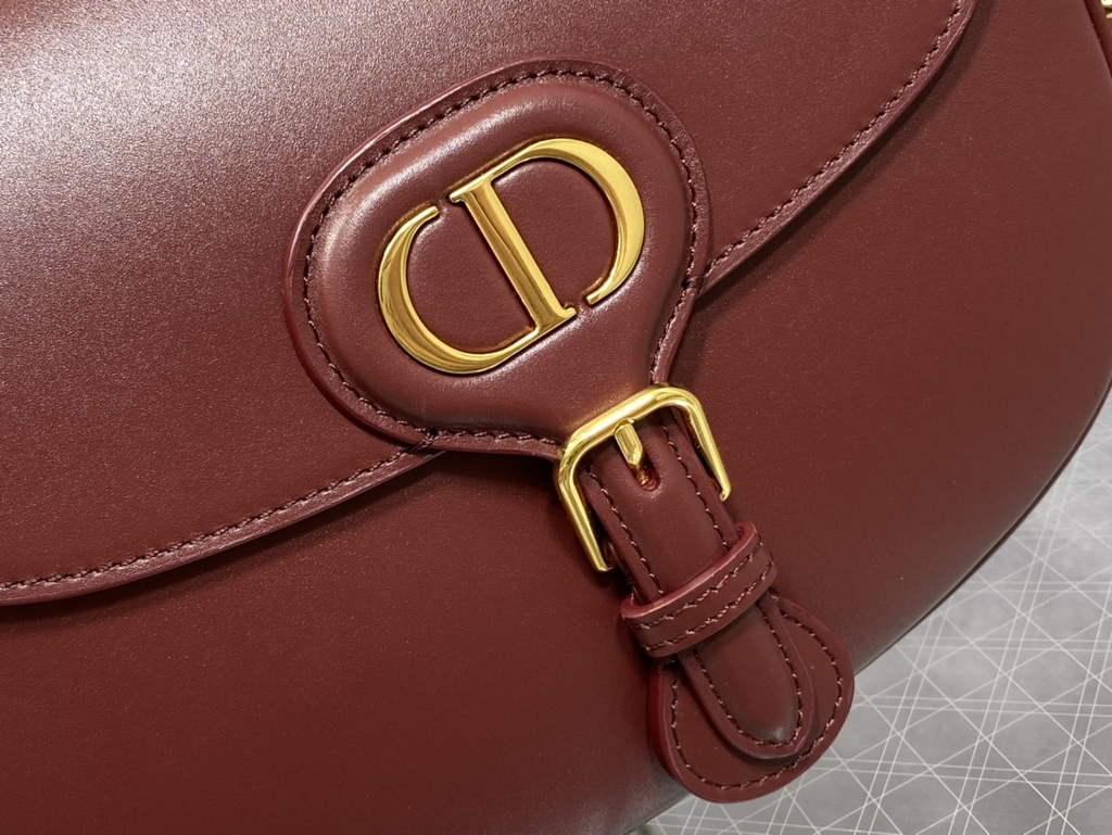 Dior Medium Bobby Bag M9319 Wine Red Box Calfskin - Default Title - View 3