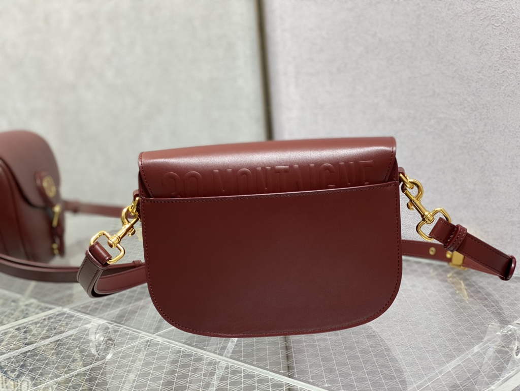 Dior Medium Bobby Bag M9319 Wine Red Box Calfskin - Default Title - View 4