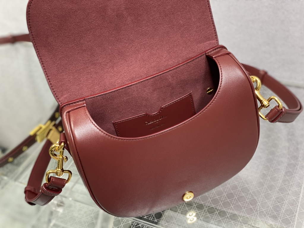 Dior Medium Bobby Bag M9319 Wine Red Box Calfskin - Default Title - View 8