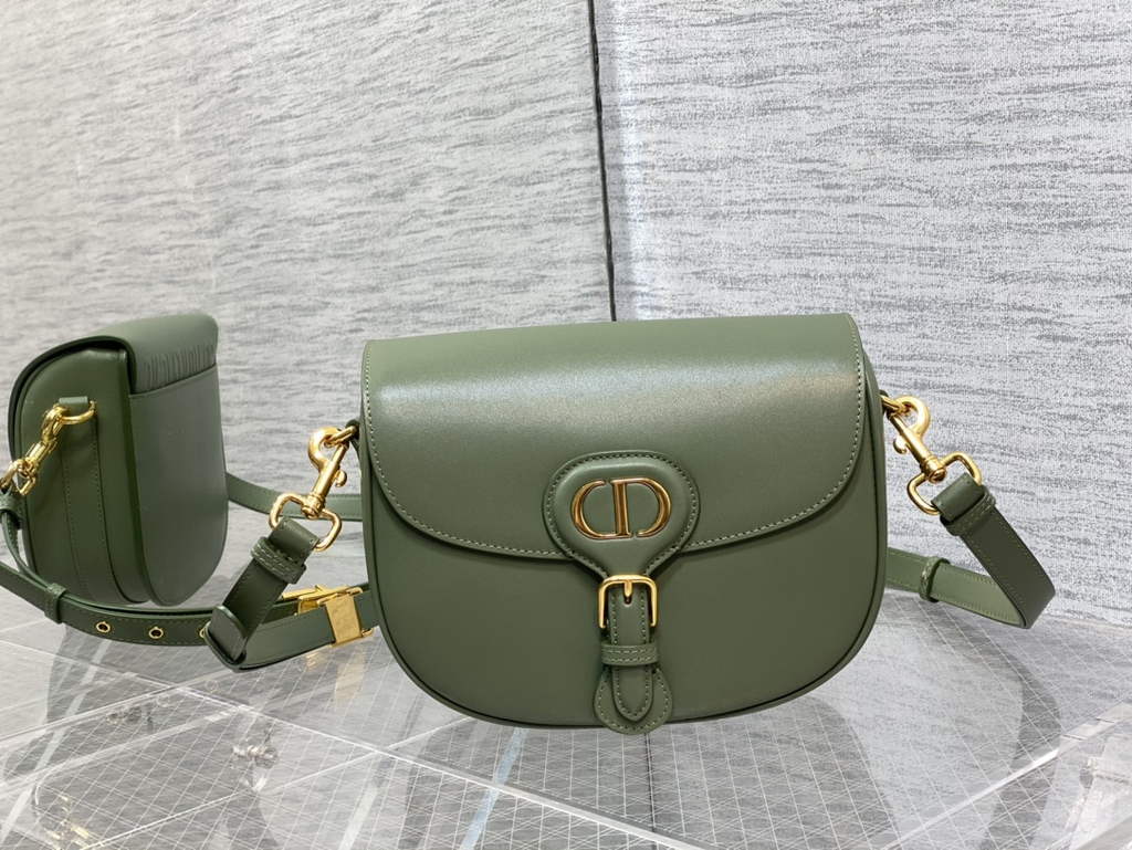 Dior Medium Bobby Bag M9319 Green Box Calfskin - Default Title - View 1