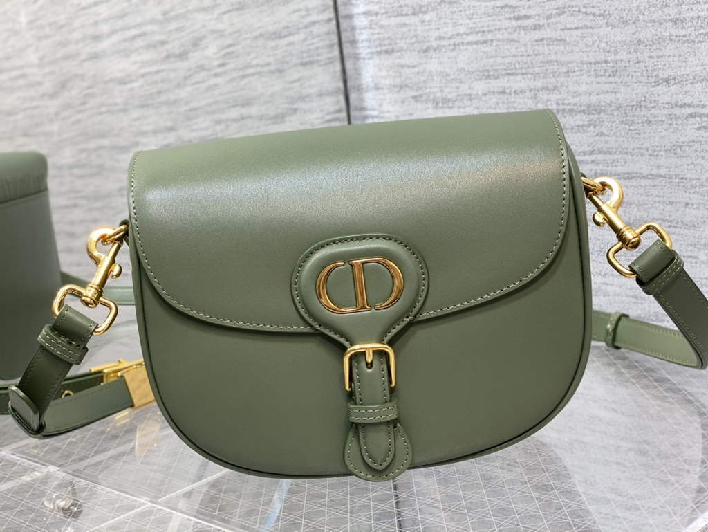 Dior Medium Bobby Bag M9319 Green Box Calfskin
