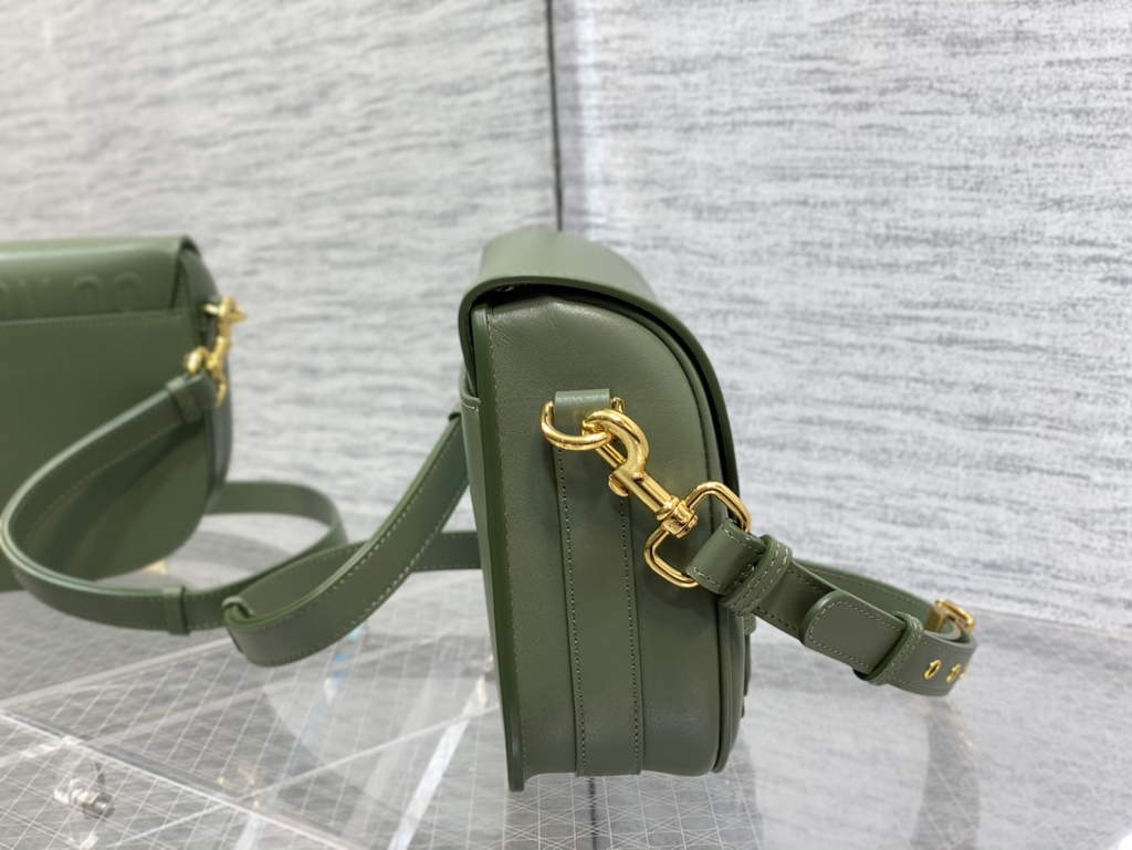 Dior Medium Bobby Bag M9319 Green Box Calfskin