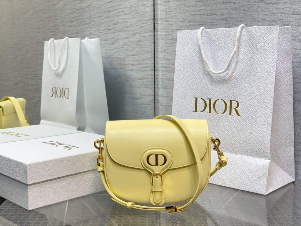 Dior Medium Bobby Bag M9319 Yellow Box Calfskin - Default Title - View 2