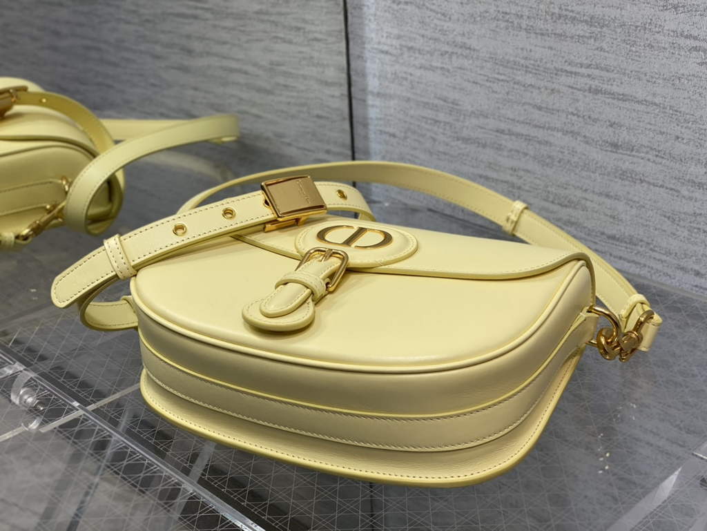Dior Medium Bobby Bag M9319 Yellow Box Calfskin - Default Title - View 7