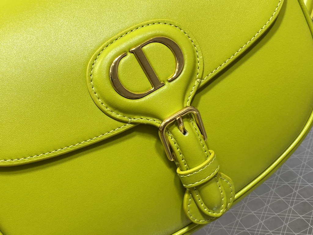 Dior Medium Bobby Bag M9319 Lemon Yellow Box Calfskin - Default Title - View 3