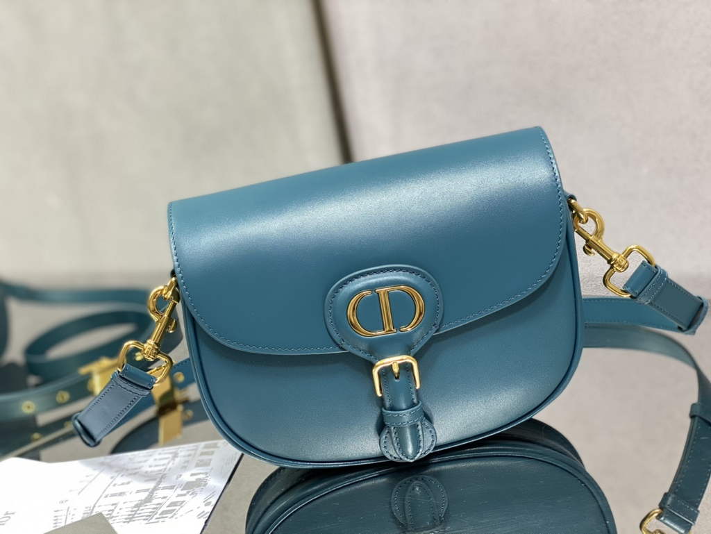 Dior Medium Bobby Bag M9319 Dark Blue Box Calfskin - Default Title - View 2