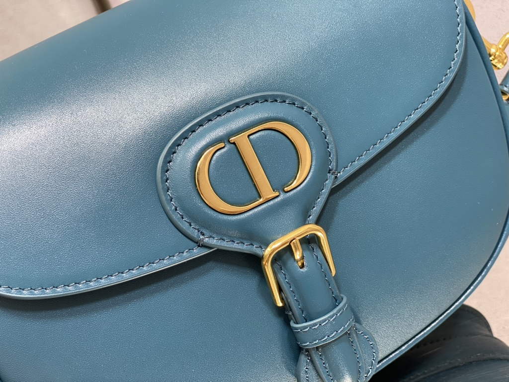Dior Medium Bobby Bag M9319 Dark Blue Box Calfskin - Default Title - View 3