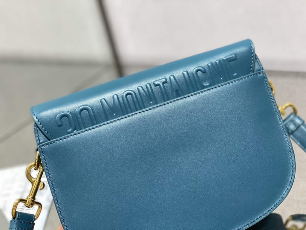Dior Medium Bobby Bag M9319 Dark Blue Box Calfskin - Default Title - View 7