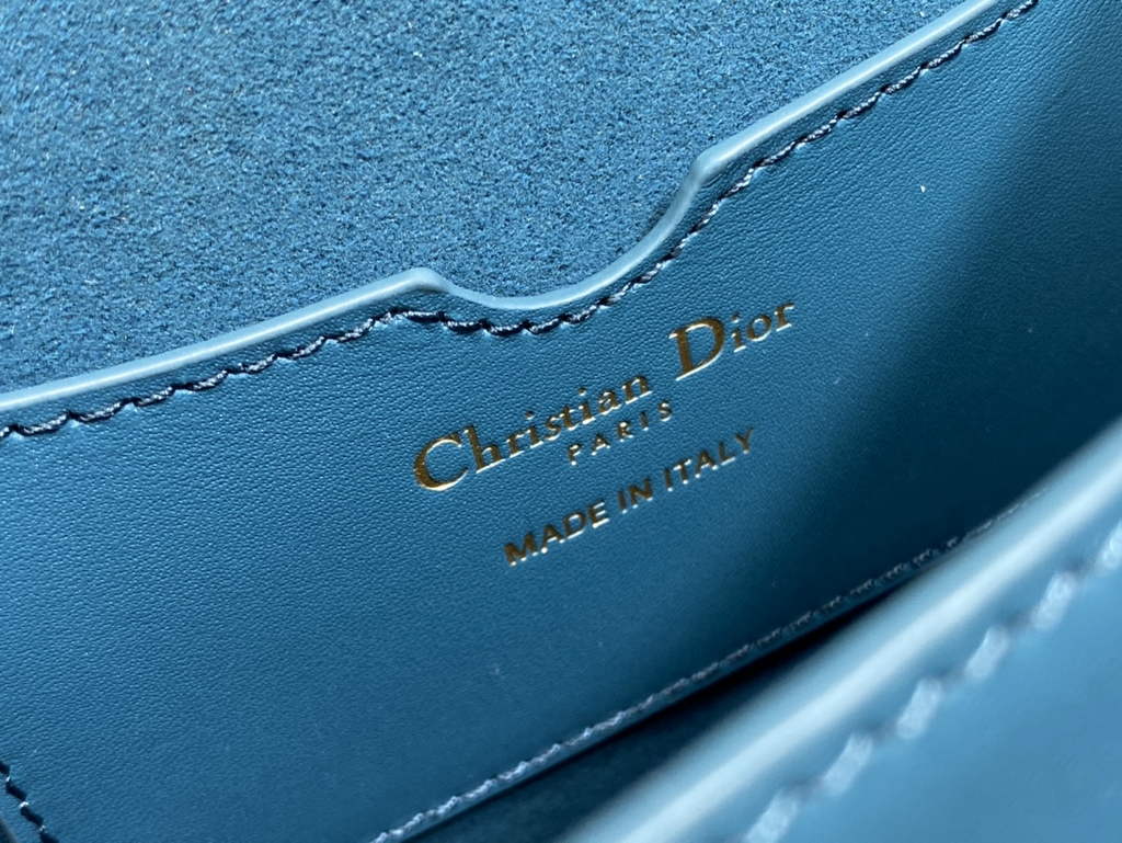 Dior Medium Bobby Bag M9319 Dark Blue Box Calfskin - Default Title - View 9