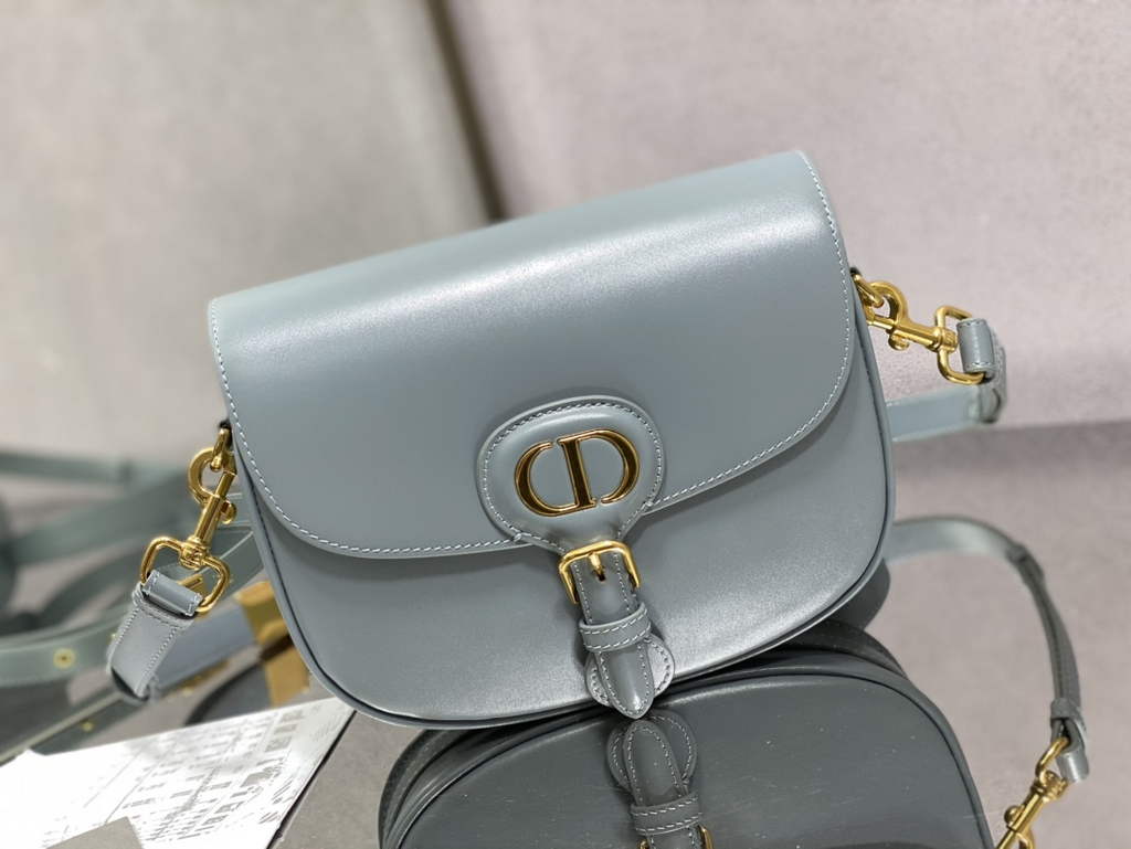 Dior Medium Bobby Bag M9319 Light Blue Box Calfskin - Default Title - View 2
